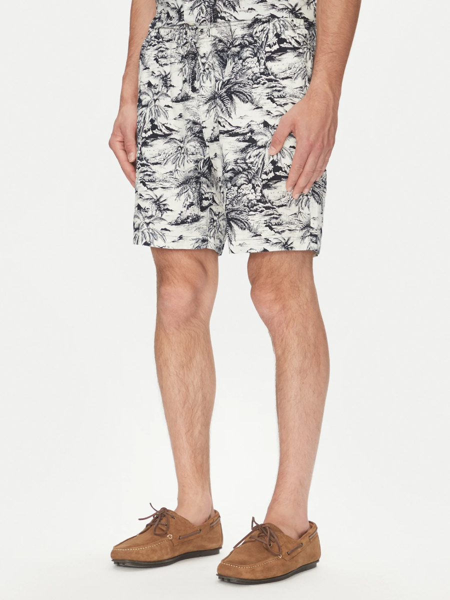 detail Tommy Hilfiger pánske ľanové šortky