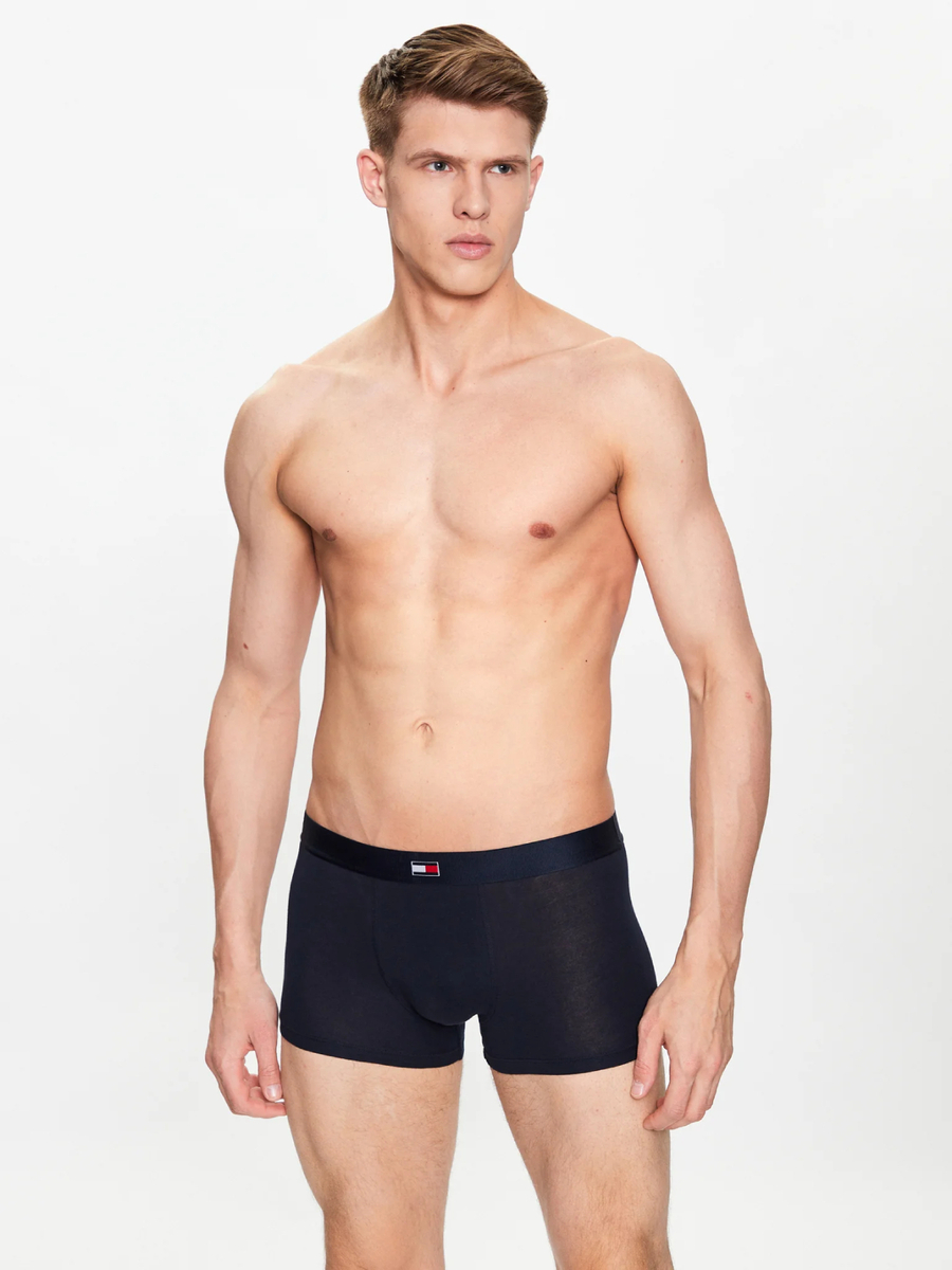 detail Tommy Hilfiger pánske tmavo modré boxerky 2pack