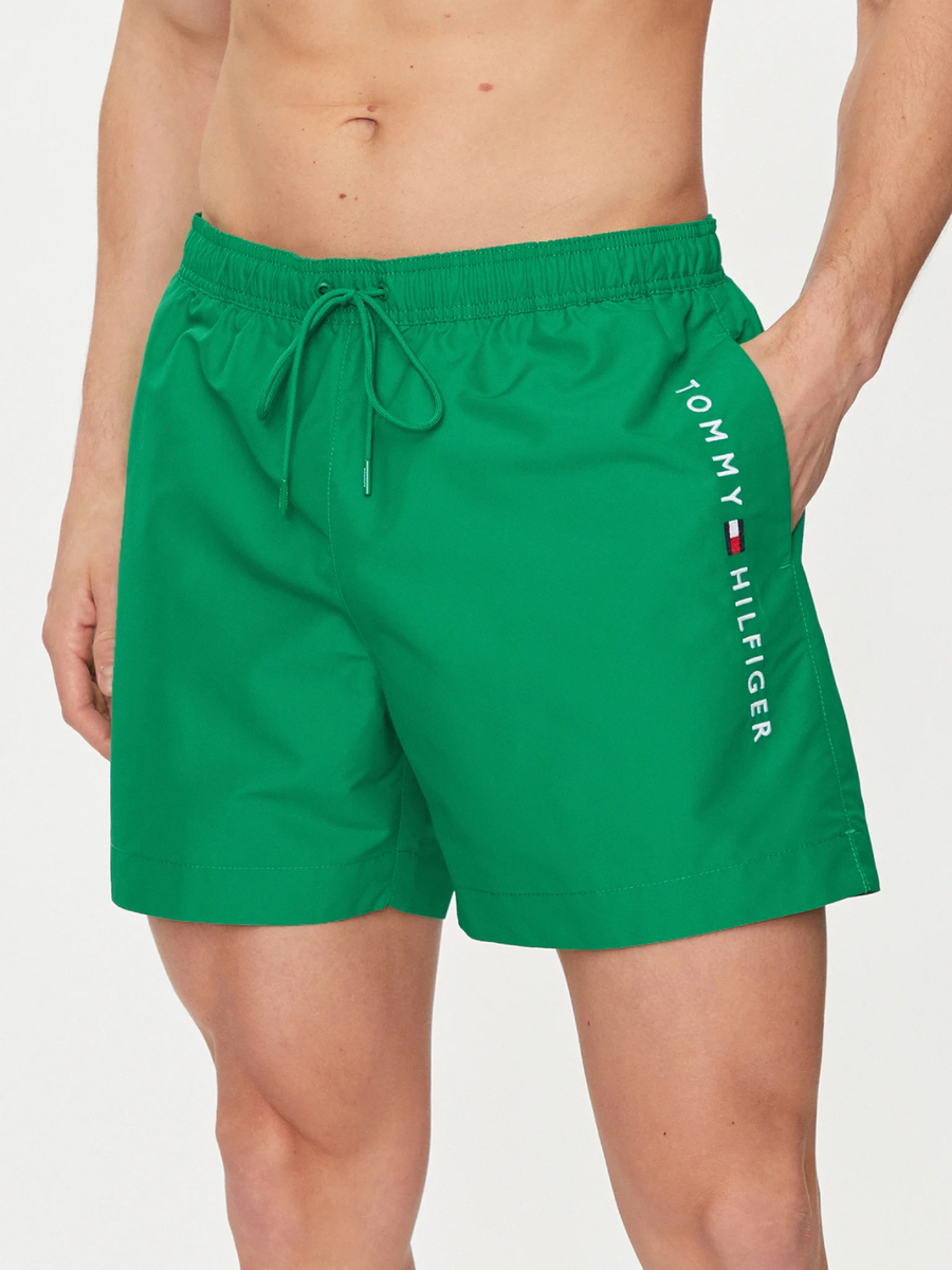 detail Tommy Hilfiger pánske zelené plavky