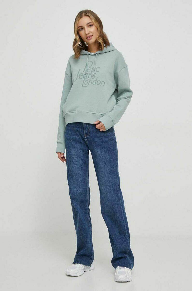 detail Pepe Jeans dámska mätová mikina HARRIET
