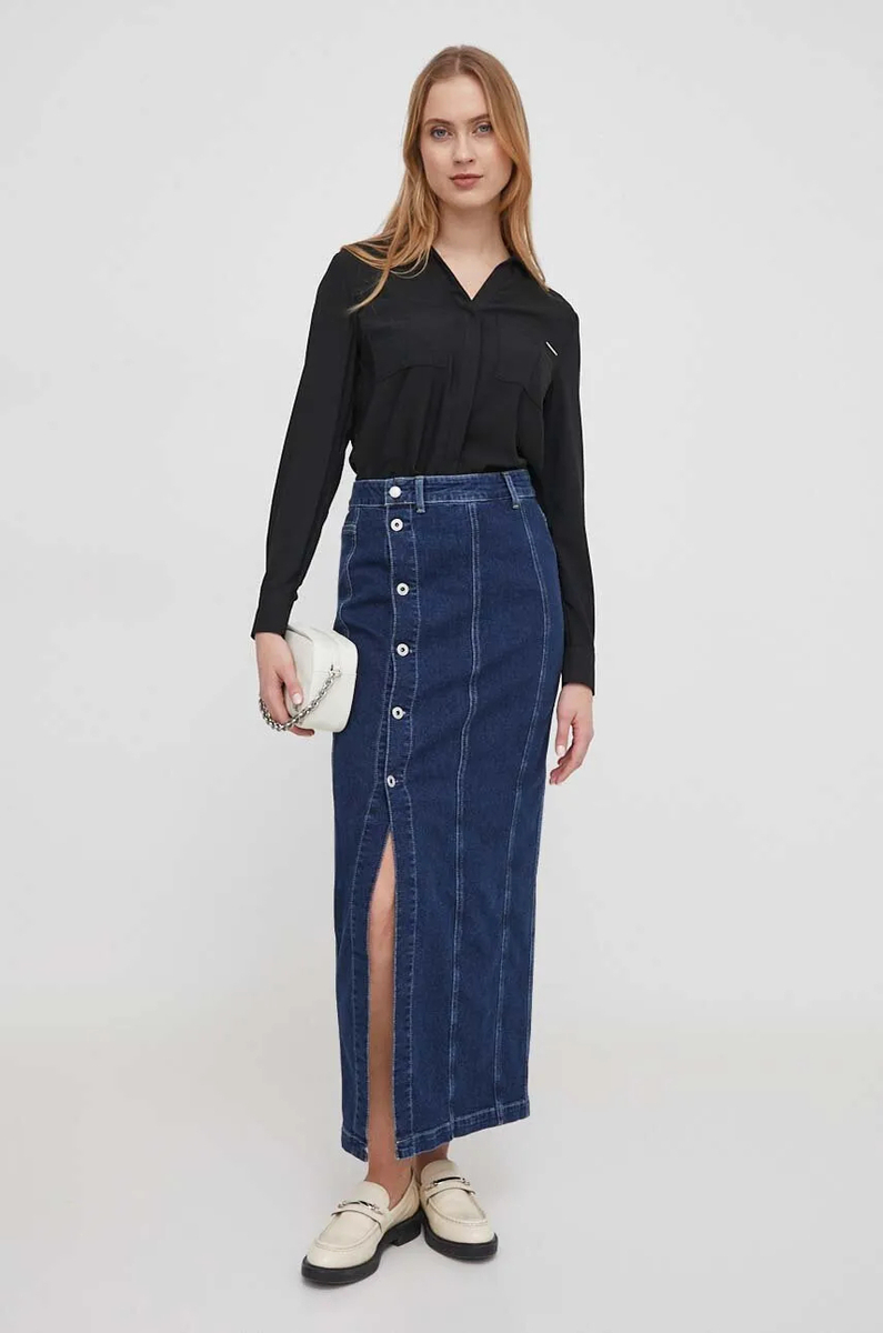 detail Pepe Jeans dámska denimová sukňa
