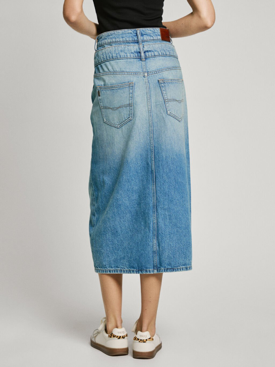 detail Pepe Jeans dámska džínsová sukňa