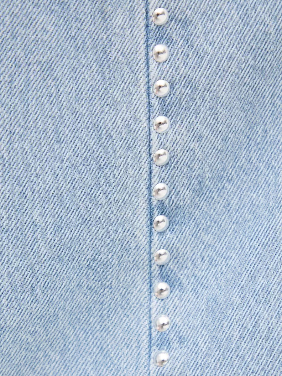 detail Pepe Jeans dámska džínsová sukňa