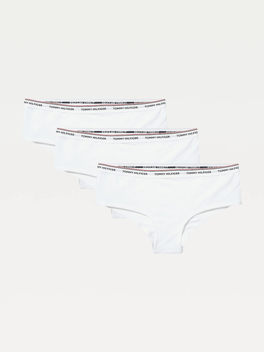 detail Tommy Hilfiger dámske biele nohavičky 3 pack Essentials