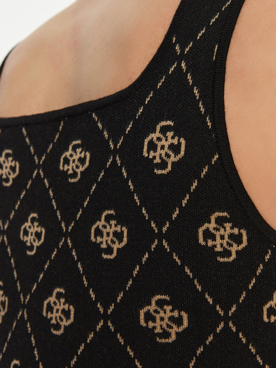 detail Guess dámske čierne šaty