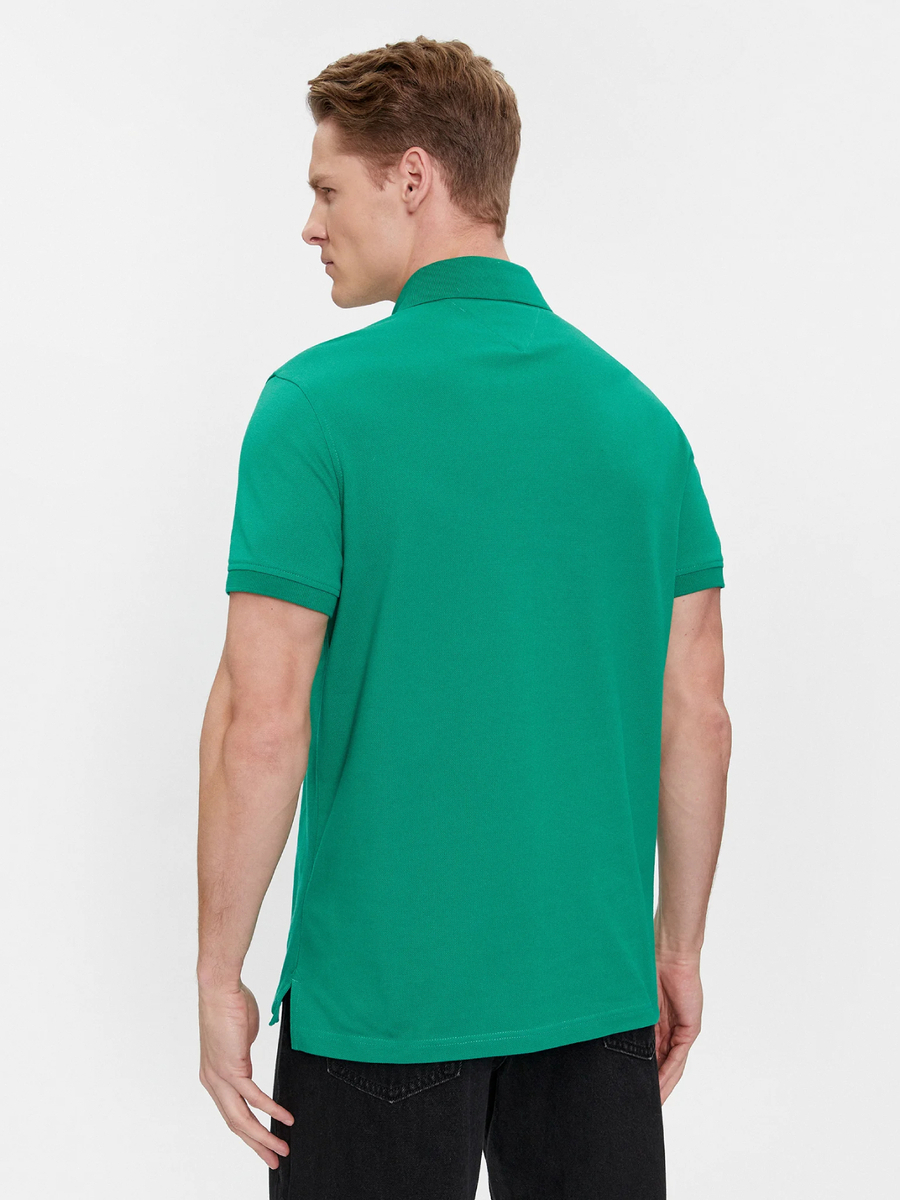 detail Tommy Hilfiger pánske zelené polo tričko