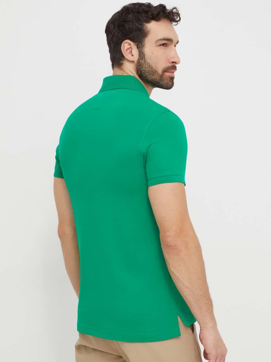 detail Tommy Hilfiger pánske zelené polo tričko