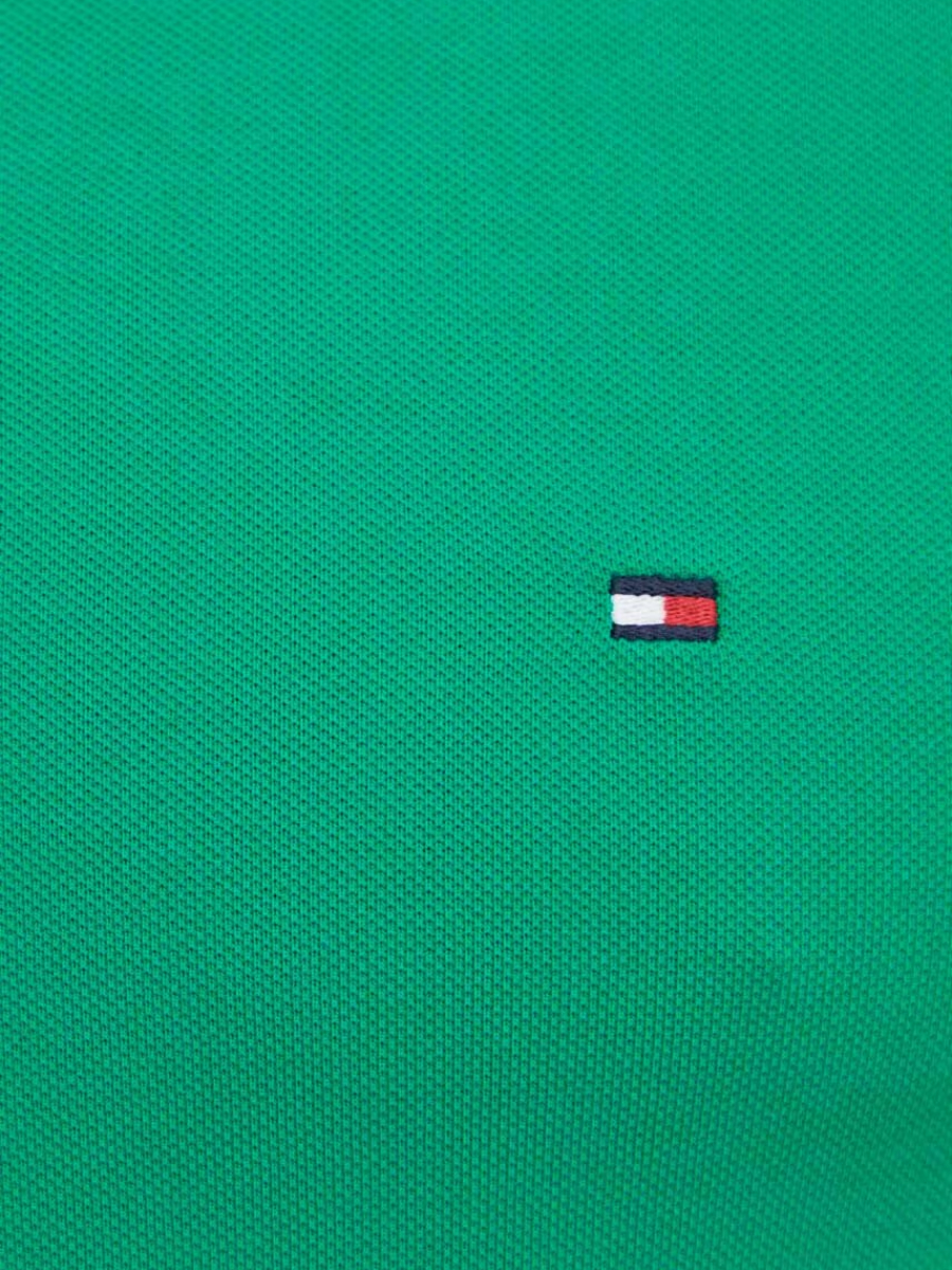 detail Tommy Hilfiger pánske zelené polo tričko
