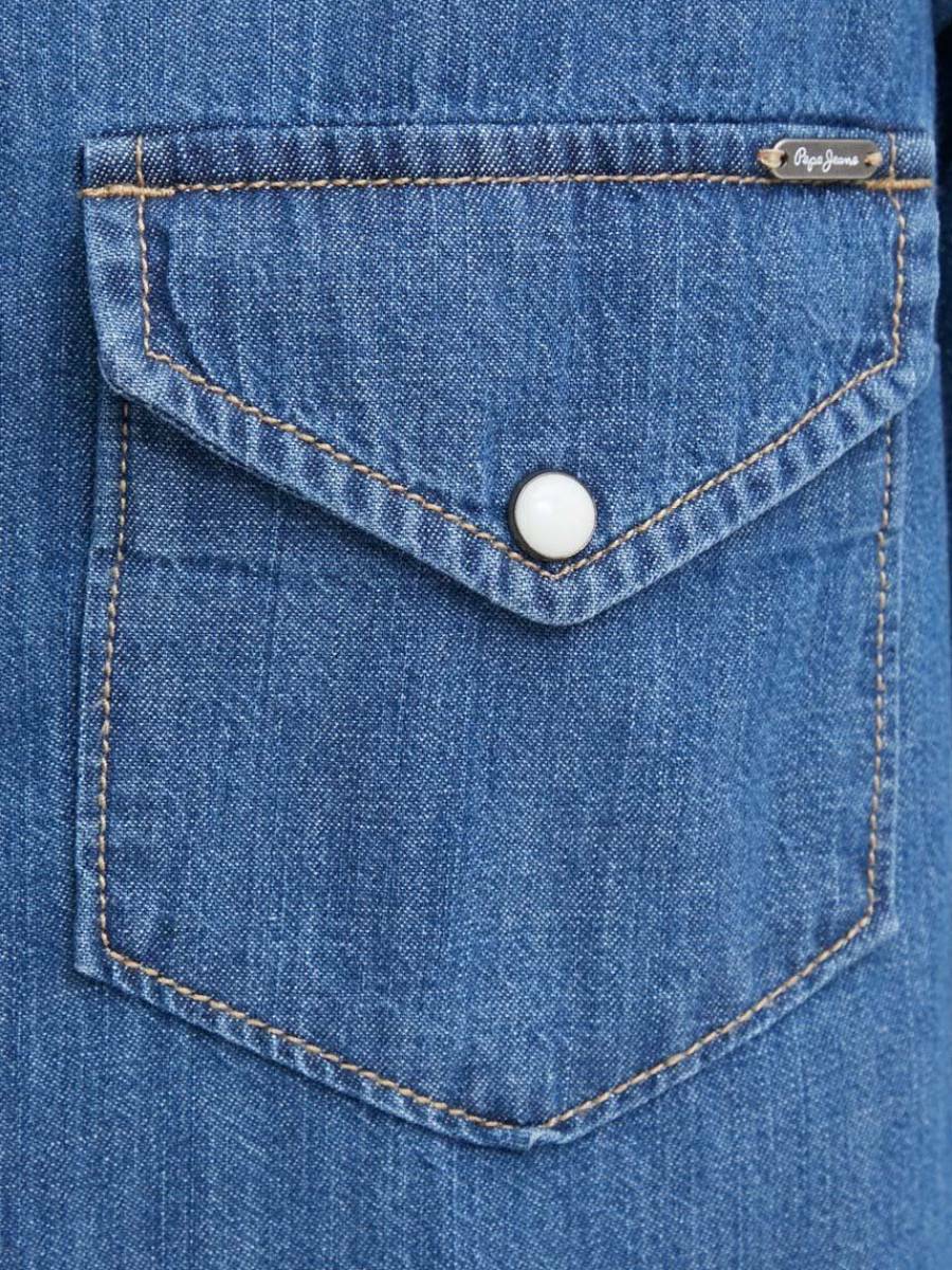 detail Pepe Jeans dámske džínsové šaty Maya