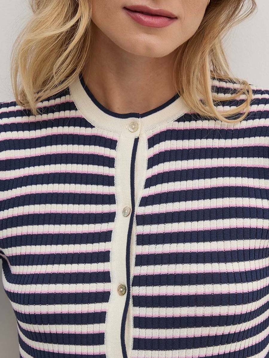 detail Pepe Jeans dámske pruhované šaty