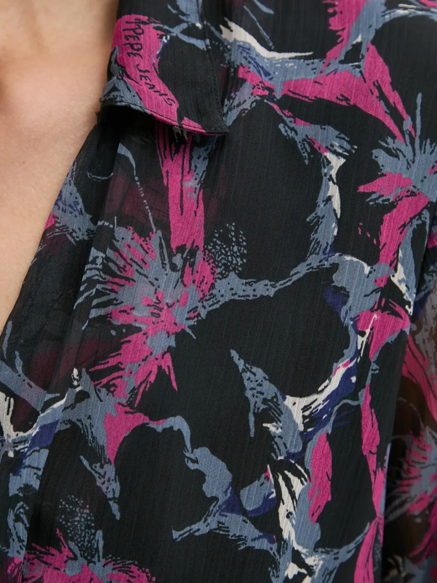 detail Pepe Jeans dámske vzorované šaty