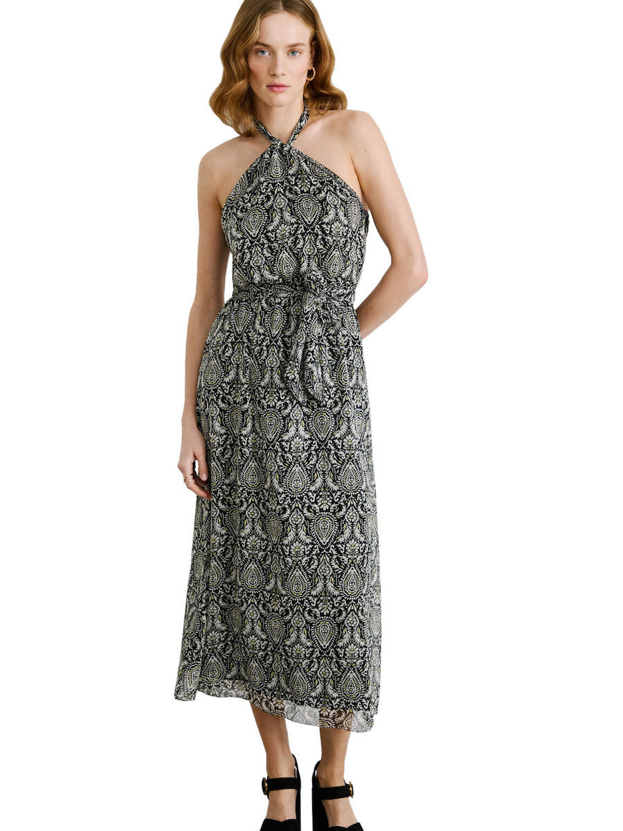 detail Pepe Jeans dámske vzorované šaty Edmont