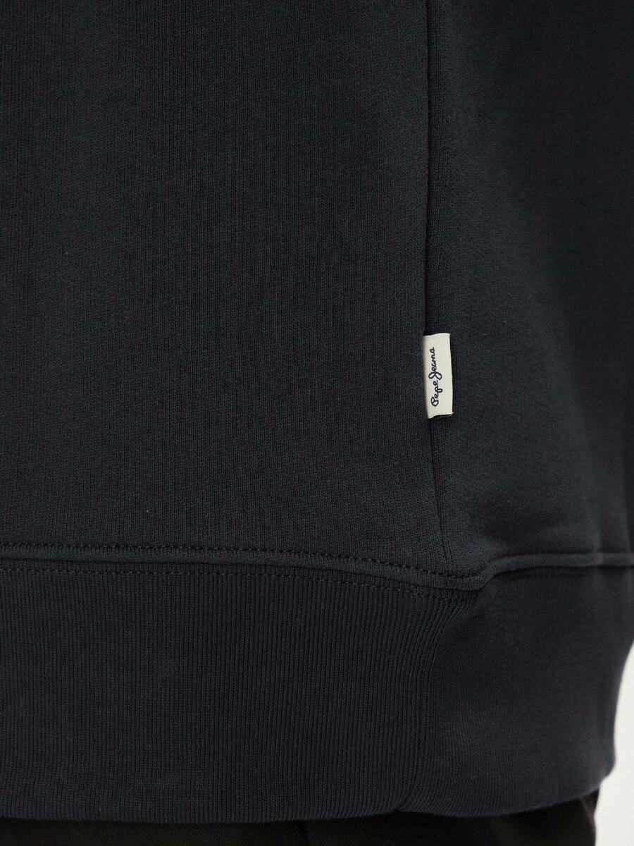 detail Pepe Jeans pánska modrá mikina Ruwan