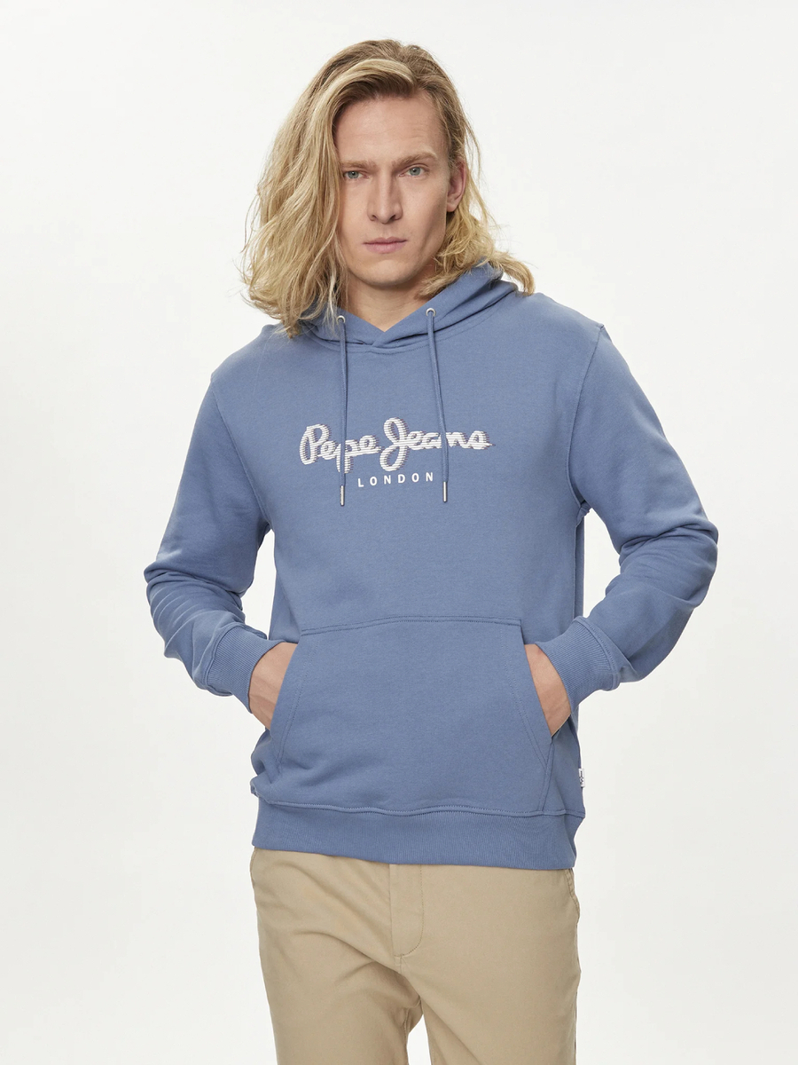 detail Pepe Jeans pánska modrá mikina