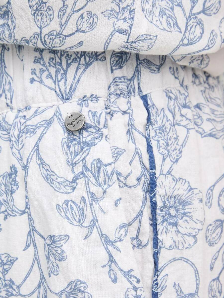 detail Pepe Jeans dámske vzorované nohavice Duana