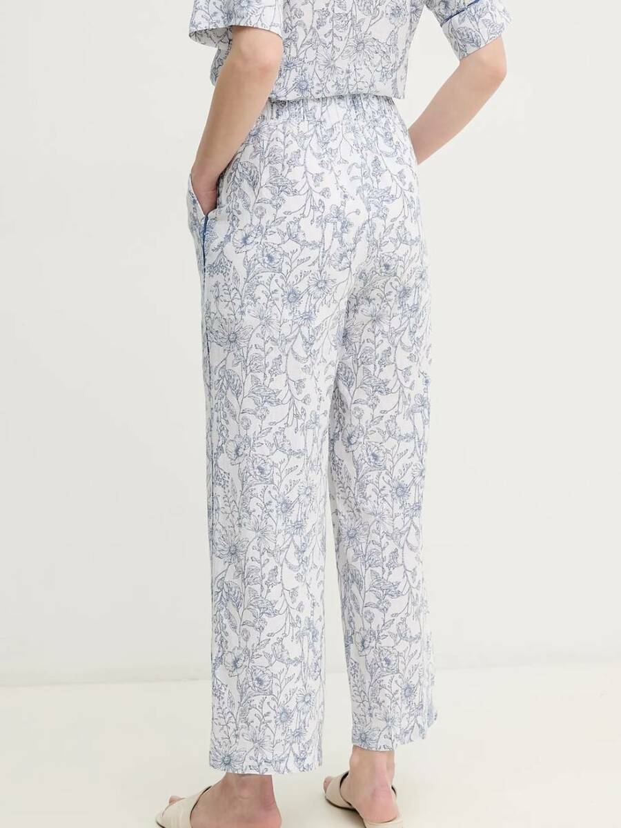 detail Pepe Jeans dámske vzorované nohavice Duana