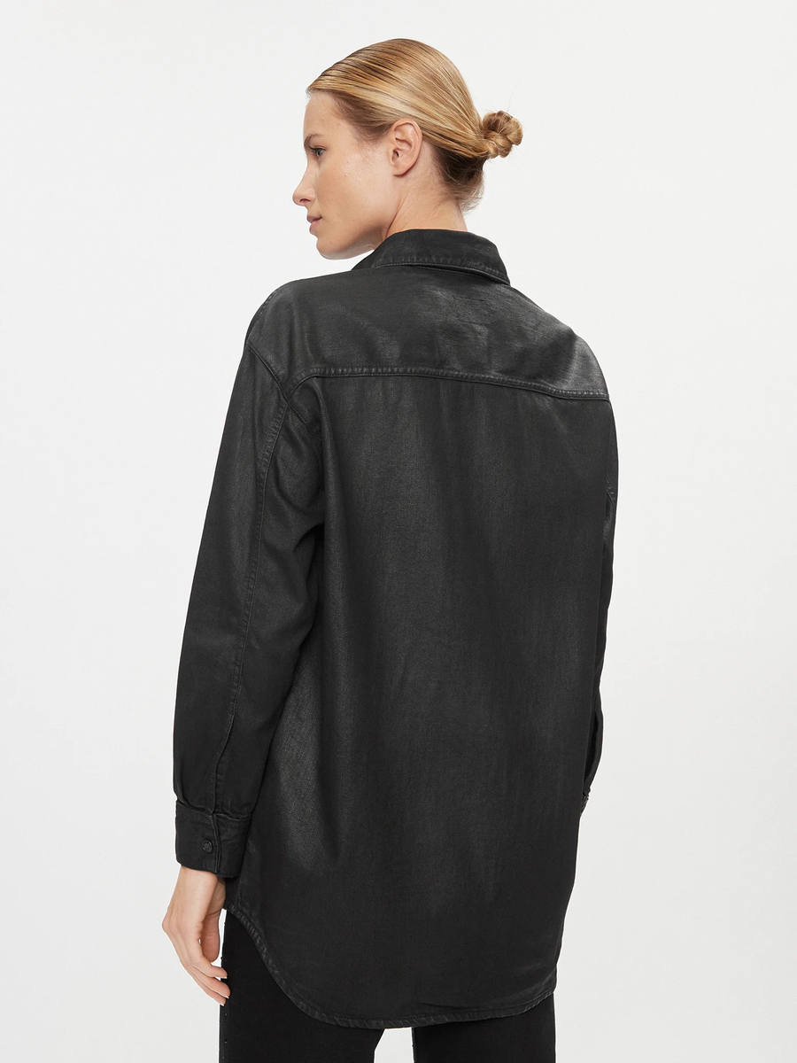 detail Pepe Jeans dámska čierna košeľa ALIX