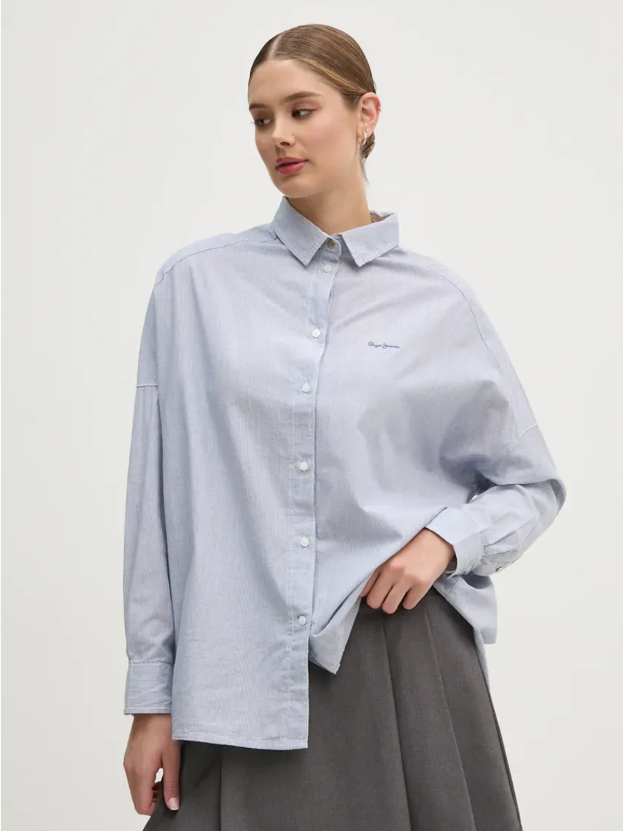 detail Pepe Jeans dámska pruhovaná košeľa