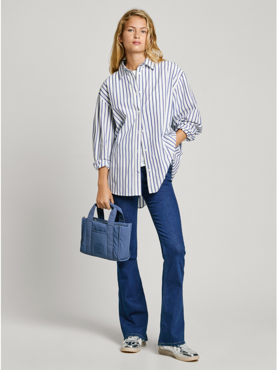 detail Pepe Jeans dámska pruhovaná košeľa