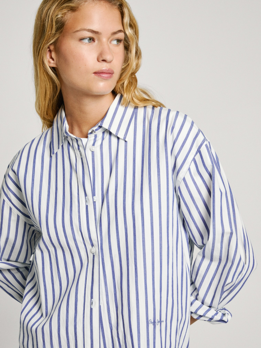 detail Pepe Jeans dámska pruhovaná košeľa