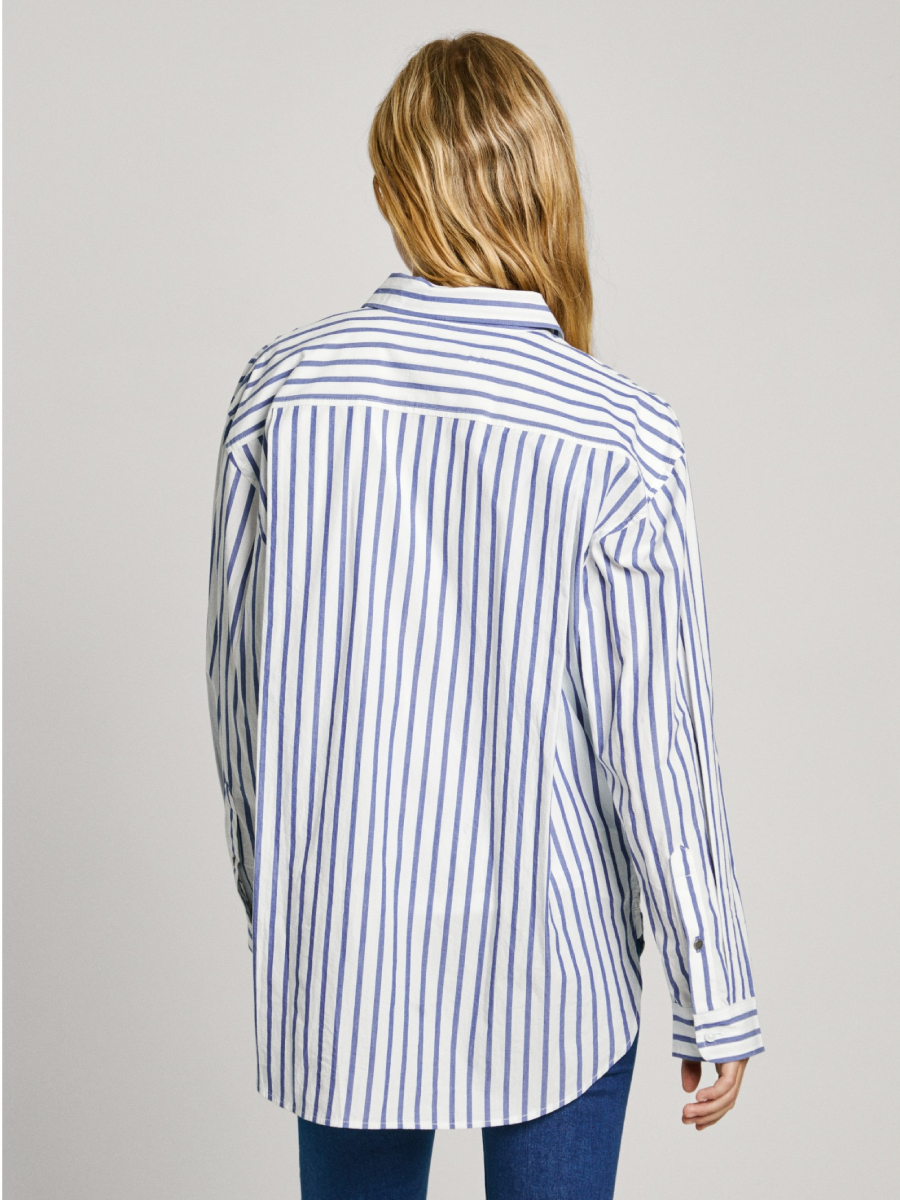 detail Pepe Jeans dámska pruhovaná košeľa