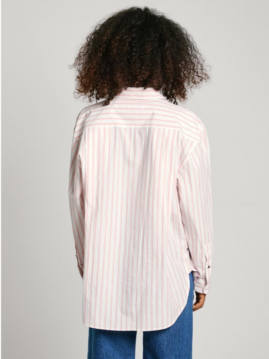 detail Pepe Jeans dámska pruhovaná košeľa
