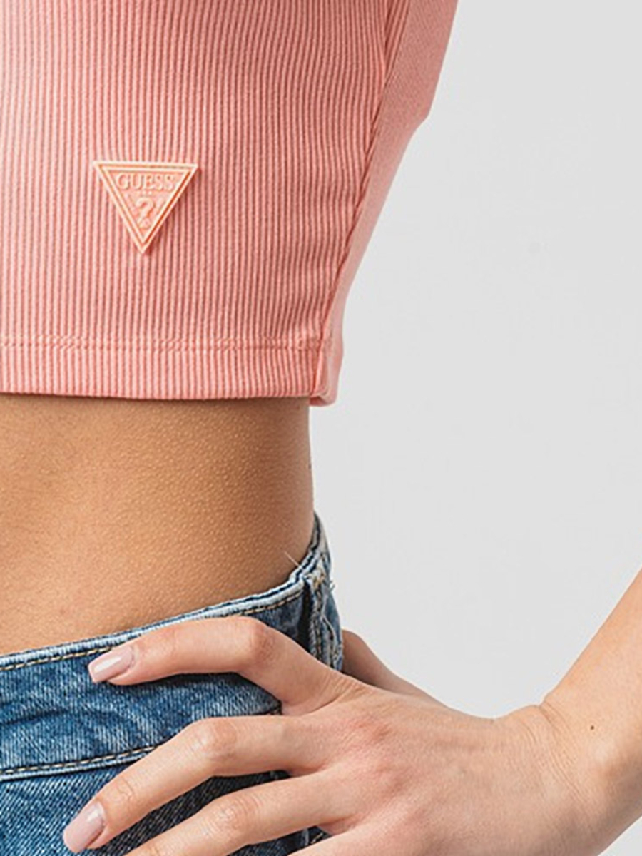 detail Guess dámsky ružový top