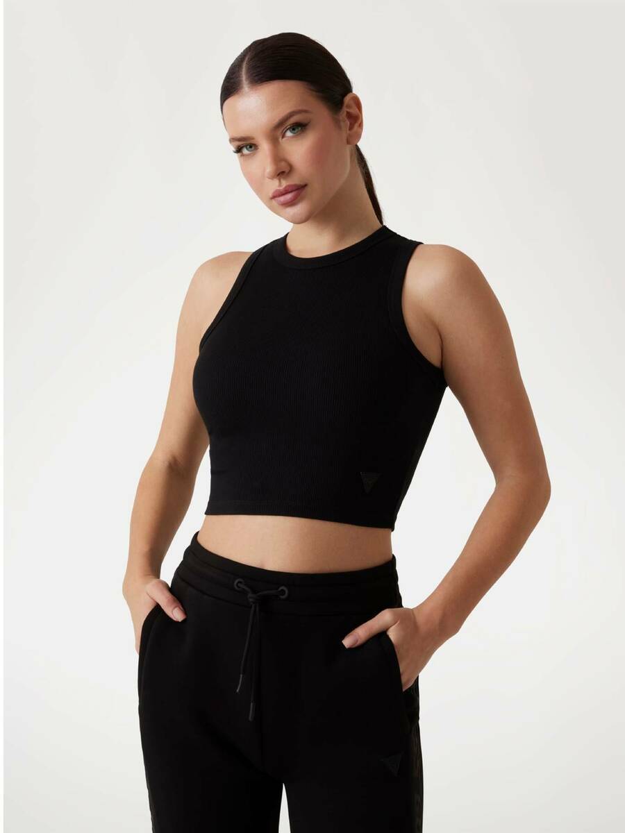 detail Guess dámsky čierny top