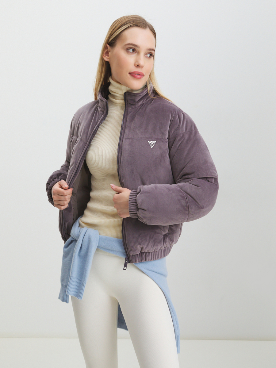 detail Guess dámska fialová bunda