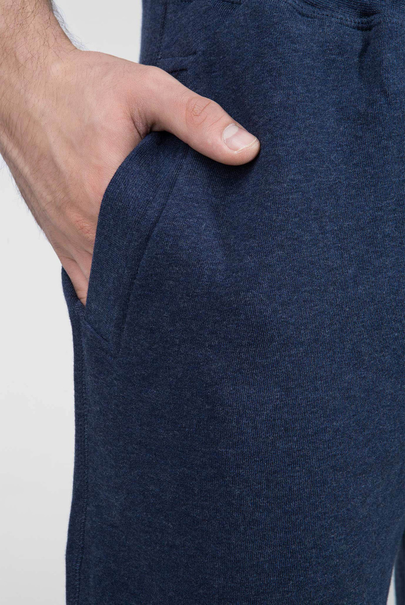 detail Pepe Jeans pánske modré tepláky Hugen