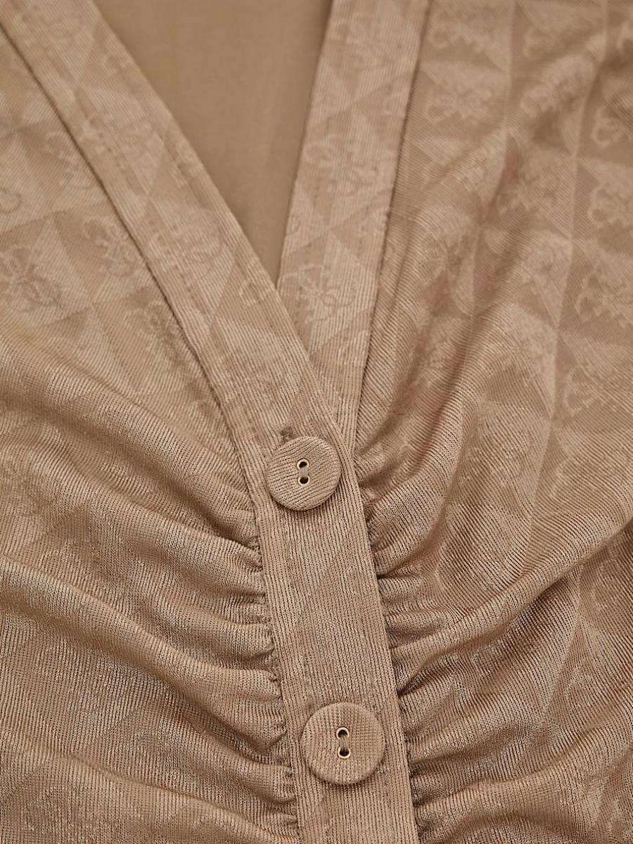 detail Guess dámske béžové šaty