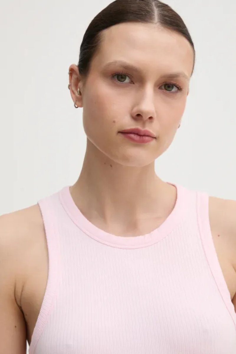 detail Tommy Hilfiger dámske ružové tielko