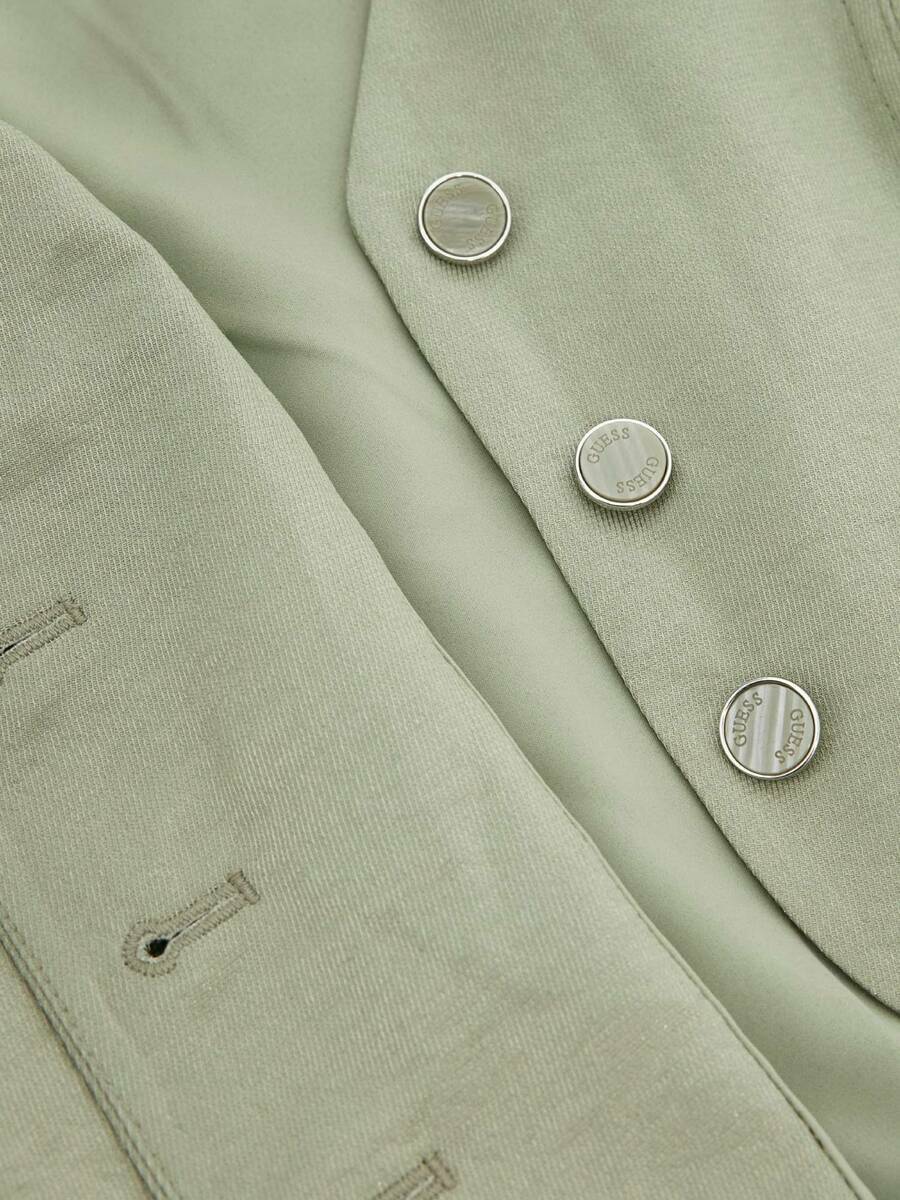 detail Guess dámska zelená vesta