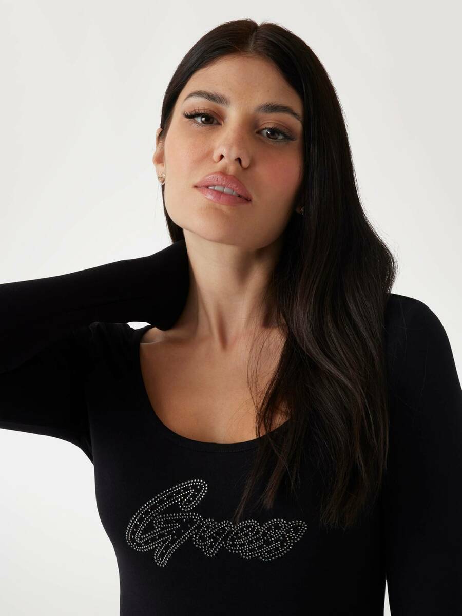 detail Guess dámske čierne body