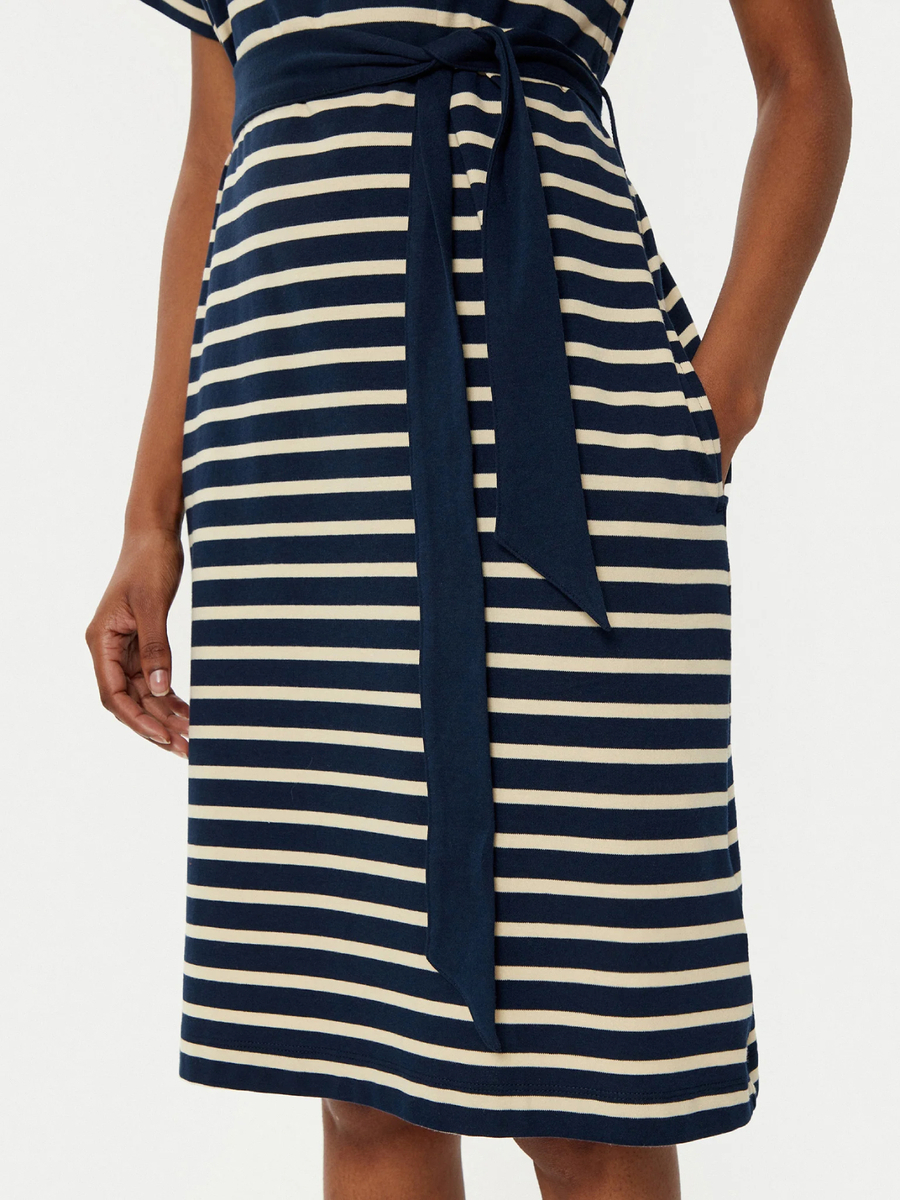 detail Tommy Hilfiger dámske pruhované šaty