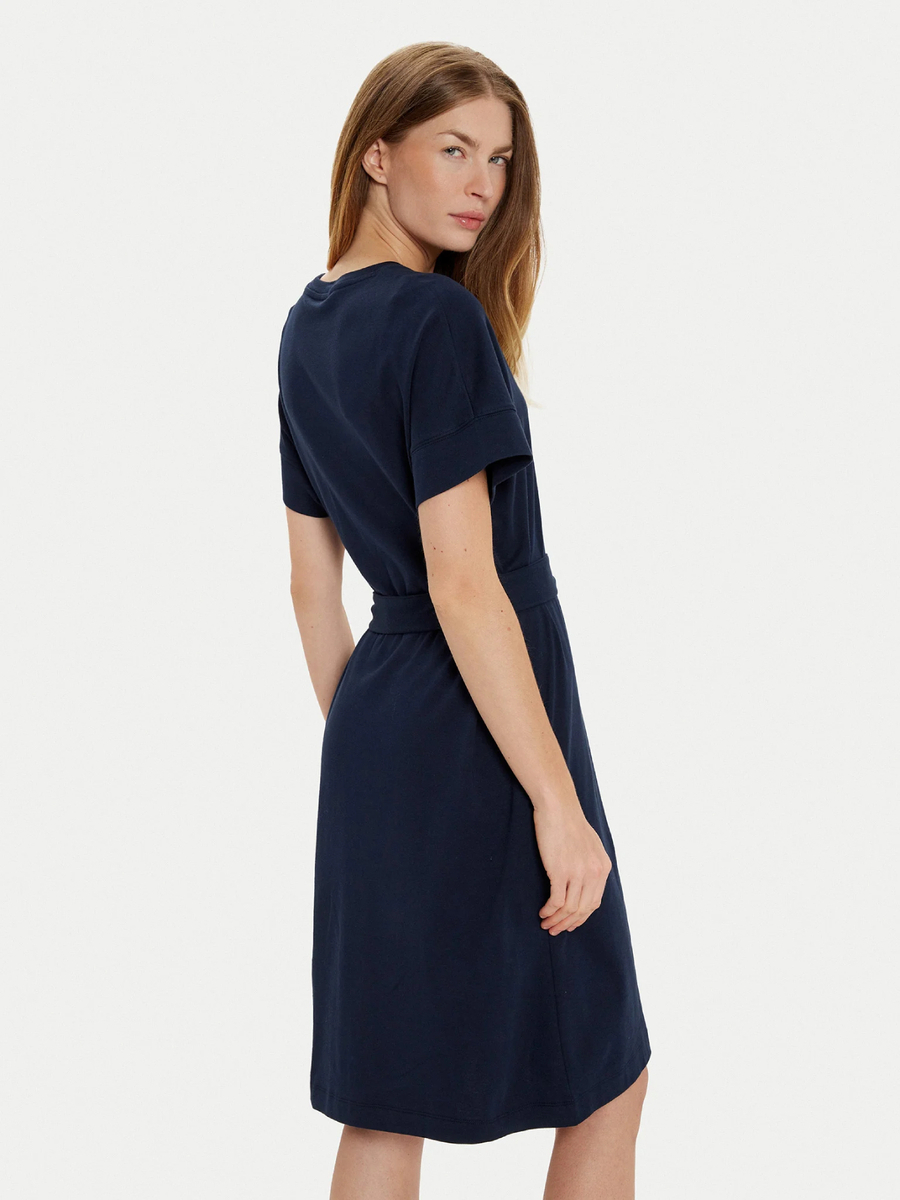 detail Tommy Hilfiger dámske tmavo modré šaty