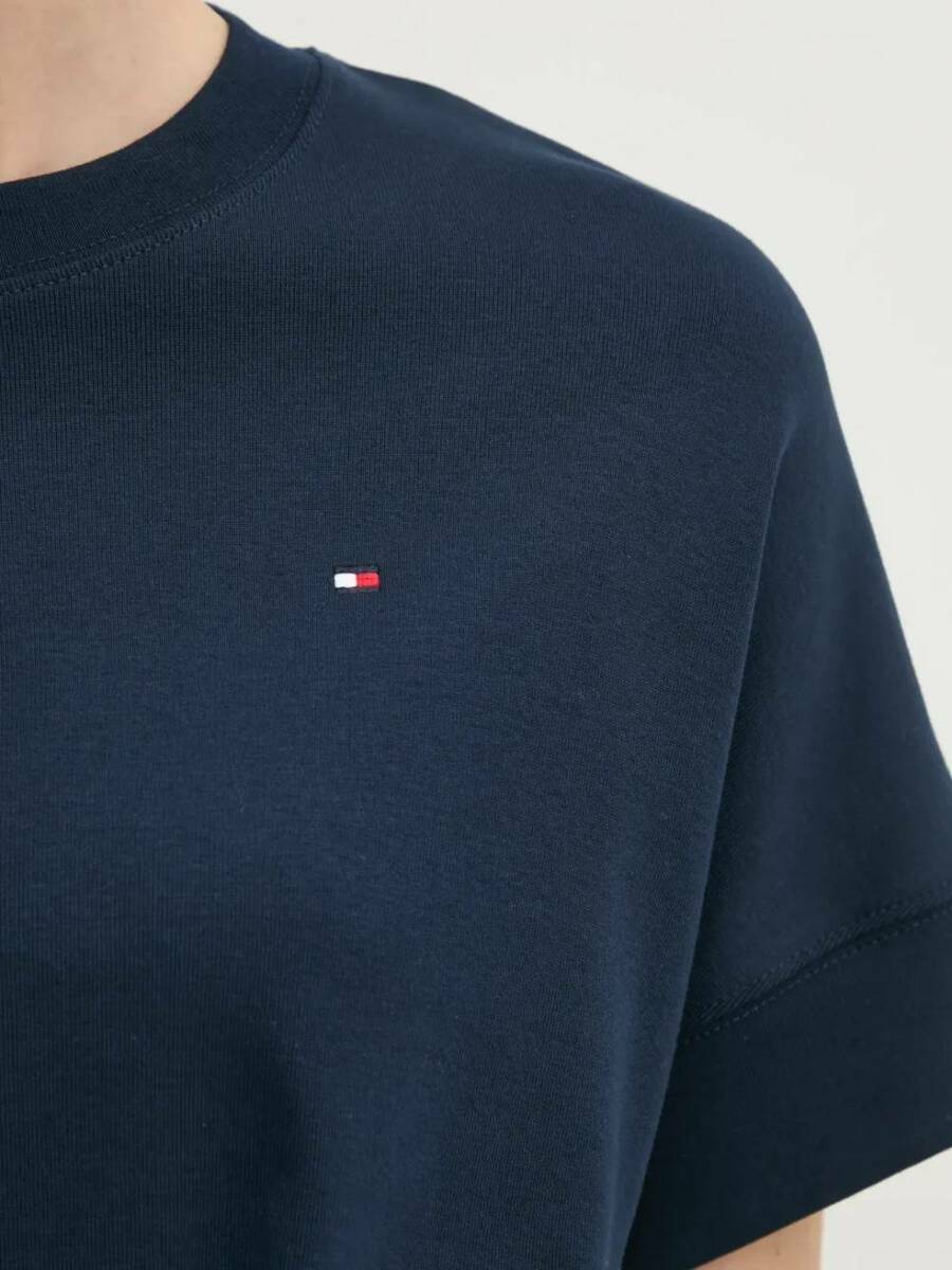 detail Tommy Hilfiger dámske tmavo modré šaty