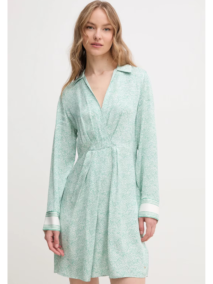 detail Tommy Hilfiger dámske vzorované šaty