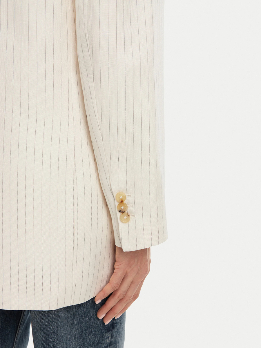 detail Tommy Hilfiger dámske krémové sako
