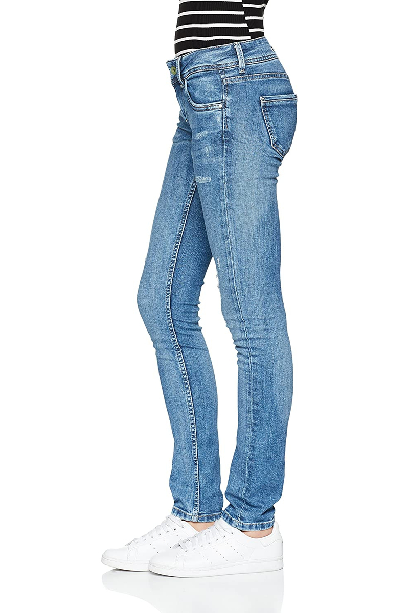 detail Pepe Jeans dámské modré džíny Vera