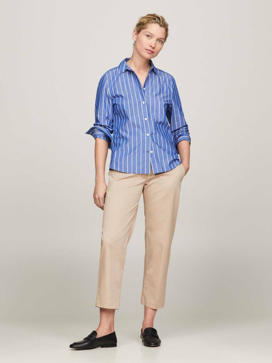 detail Tommy Hilfiger dámske béžové Chino nohavice