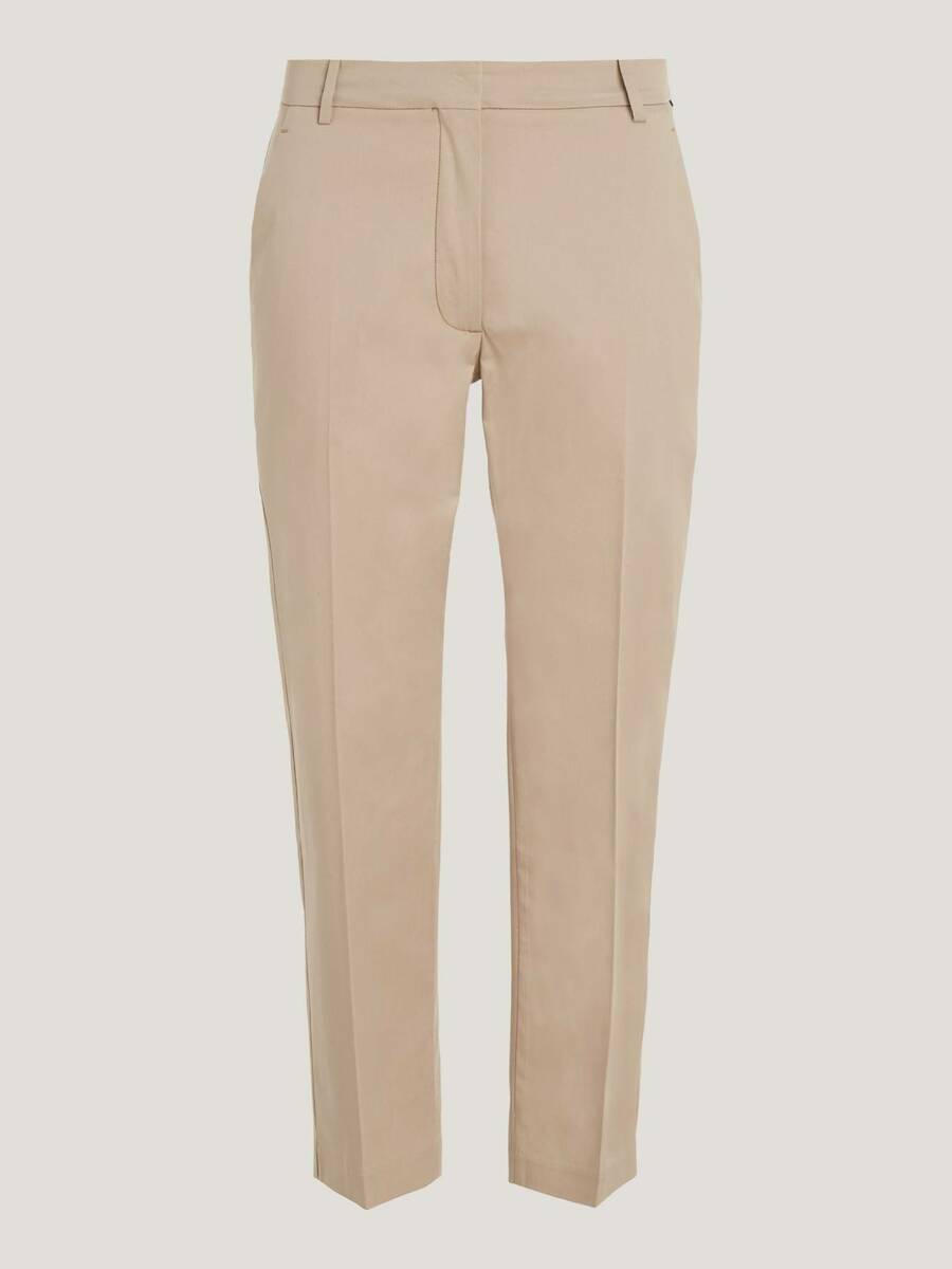 detail Tommy Hilfiger dámske béžové Chino nohavice