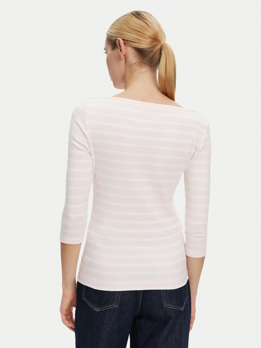 detail Tommy Hilfiger dámske pruhované tričko