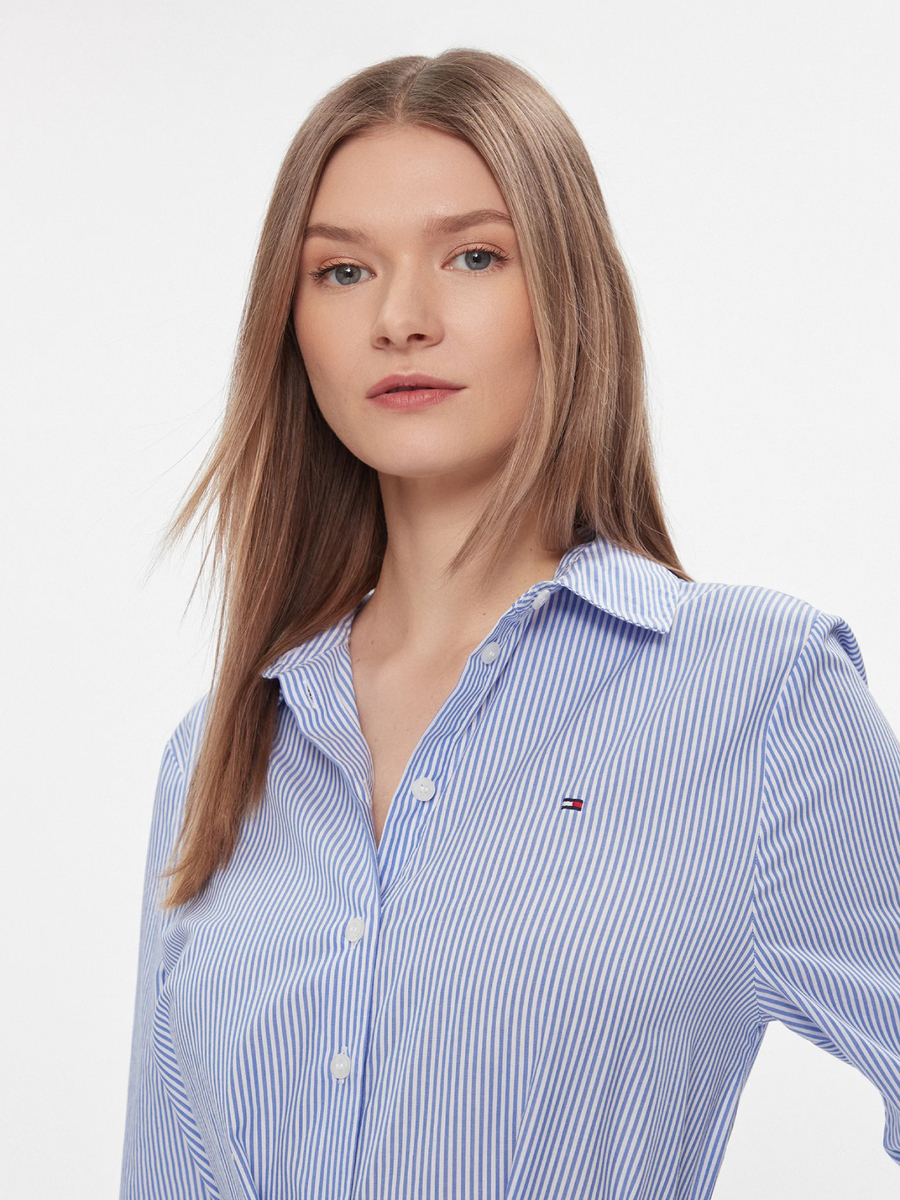 detail Tommy Hilfiger dámske pruhované šaty