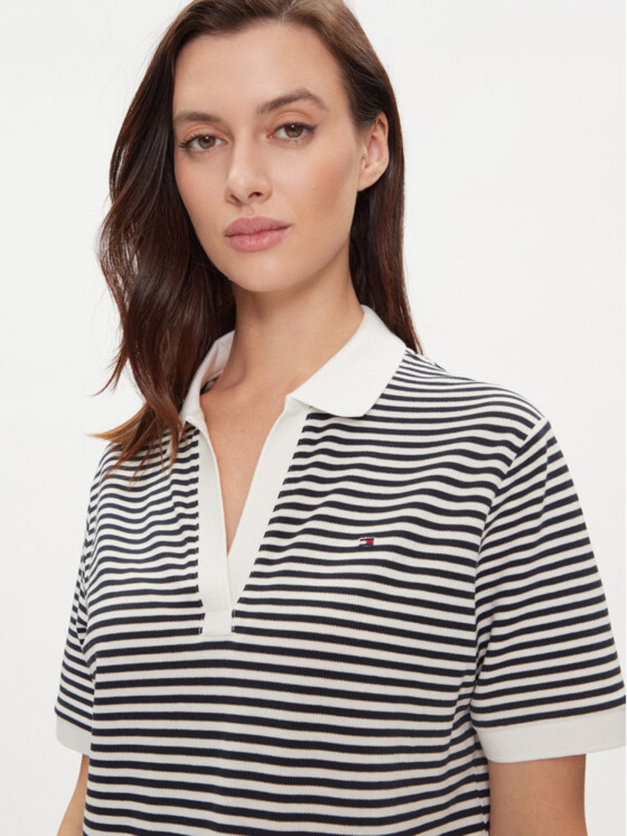detail Tommy Hilfiger dámske polo tričko