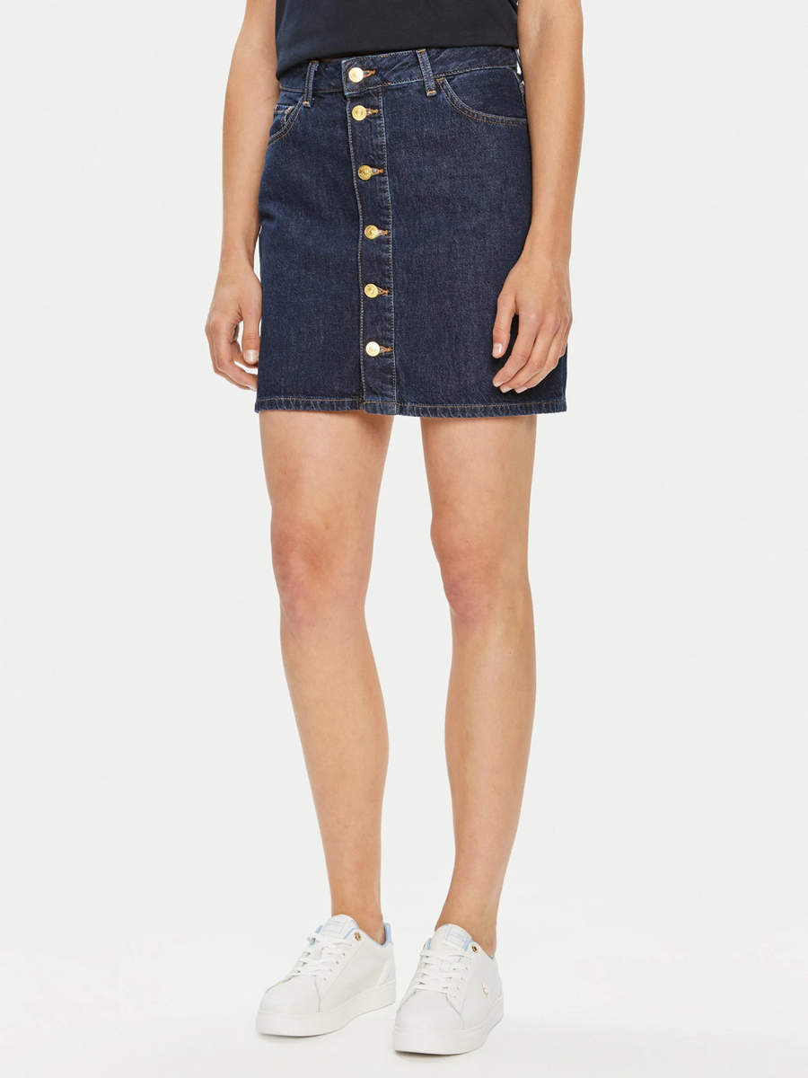 detail Tommy Hilfiger dámska džínsová sukňa