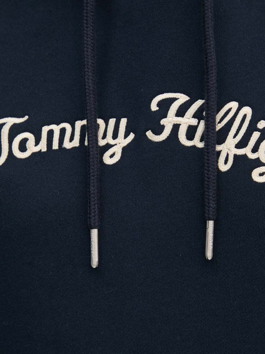 detail Tommy Hilfiger dámska tmavo modrá mikina