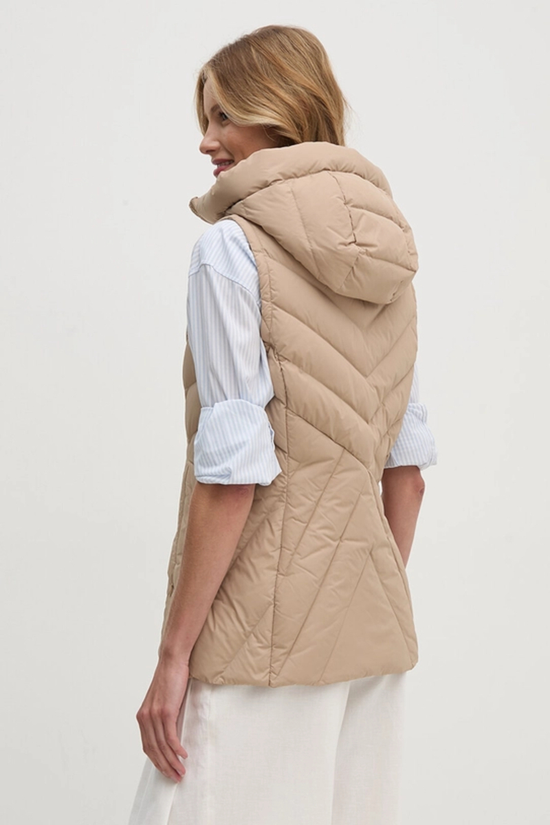 detail Dámska páperova vesta Tommy Hilfiger
