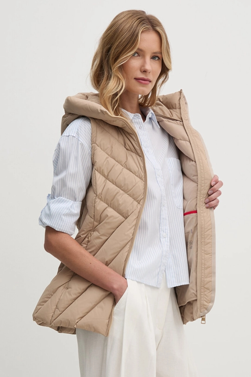 detail Dámska páperova vesta Tommy Hilfiger