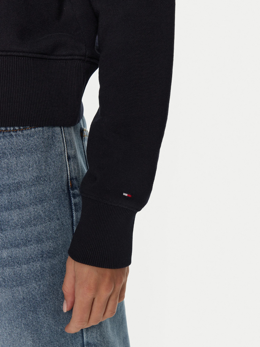 detail Tommy Hilfiger dámska tmavo modrá mikina
